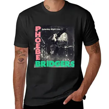 Nové Phoebe bridgers T-Shirt vlastné tričká navrhnúť svoje vlastné grafické tričko pánske vintage t košele