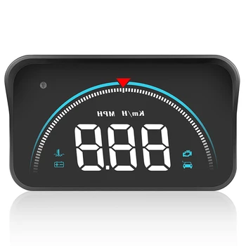 Auto Digitálny LED Displej HUD Elektronické GPS Rýchlosť Detektora Big Font Digitálne GPS Tachometer Alarm Nízkeho Napätia Príslušenstvo Vozidla