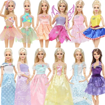 BJDBUS Rozprávka Princezná Bábika Šaty pre Bábiku Barbie 12
