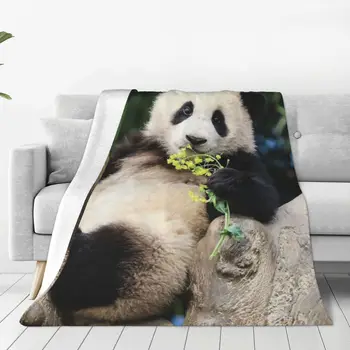 Fubao Fu Panda Bao Zvierat Deka Zime Teplo Dekoratívne Posteľ Hodiť Deky pre náročné dlhodobé Domova