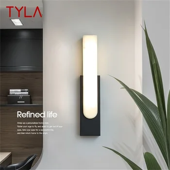 TYLA Nordic Nástenné Svietidlo Moderného Kreatívneho Zariadenia Obdĺžnik Dizajn Mramoru LED Vnútorné Obývacia Izba, Spálňa Osvetlenie