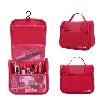2023 Nový Vodotesný Žien Visí Make-Up Vak Polyester Cestovné Organizátor Kozmetická Taška Pre Ženy Necessaries Tvoria Prípade Wash Bag