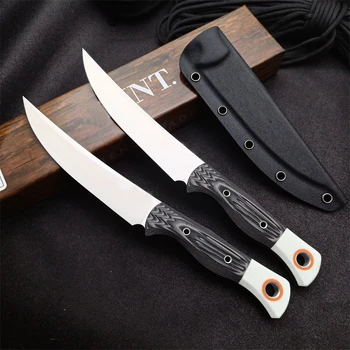BM Nože 15500-1K Lavičke S45VN čepeľ Ocele Vyrobené Hunt Meatcrafter Pevný Nôž G10 rukoväť outdoor camping lov vrecku