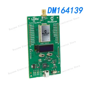 DM164139 Vývoj doska, RN2903 915 MHz LoRa Technológie Mote, vysoká frekvencia SMA konektor