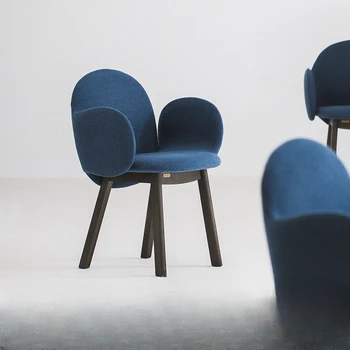Domácnosti operadlo, jedálenské stoličky, Nordic masívneho dreva tvorivé jednu osobu kaviareň stoličky