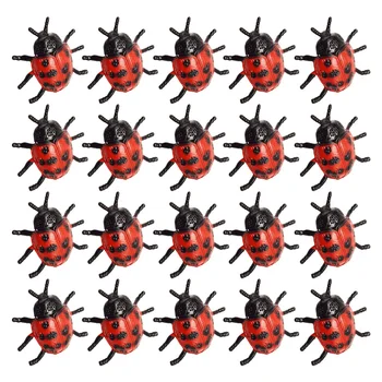 30 Ks Fotografií Rekvizity Pvc Simulácia Lienka Hmyzu Model Hračky Zvierat Playthings Plastové Žart Strašidelný Batoľa
