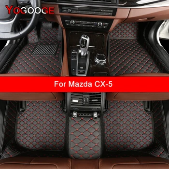 YOGOOGE Vlastné Auto Podlahové Rohože Pre Mazda CX-5 CX5 Auto Príslušenstvo Nohy Koberec