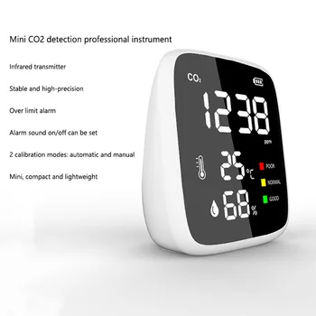 DM1308B mini nad limit riadka alarm CO2 detektor CO2 monitor
