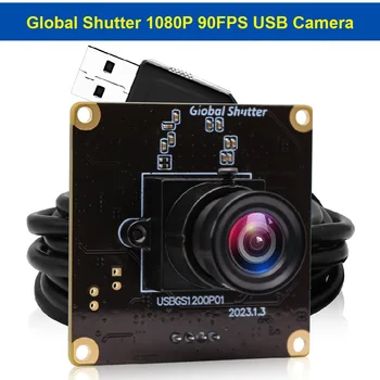 Vysoká rýchlosť široký uhol 1080P 90FPS globálne uzávierky fotoaparátu s USB ovládač zadarmo