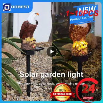 1~10PCS Živice Zem, Svetlo, Solárny LED Eagle Tvarované Záhrada Vložená Zem Plug Lampy Lanscape Trávnik Žiarovky Dekorácie
