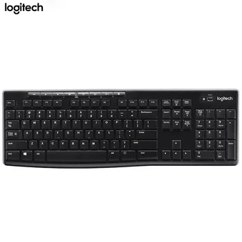 Logitech K270 2.4 G bezdrôtová klávesnica plnej veľkosti je vhodný pre windows Chrome počítač, notebook hráči skutočné štandardná klávesnica