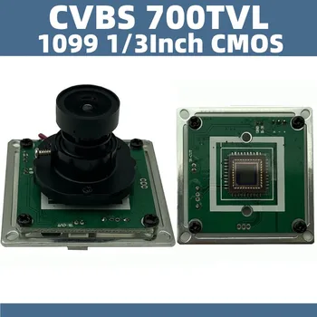 Analógový Modul Kamery Rady CVBS 700TVL 1099 1/3-Palcový CMOS IRCut M12 Objektív BNC KAMEROVÝ Bezpečnostný Survillance