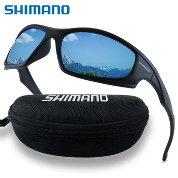 Nové Shimano HD Okuliare UV400 Ochrana Muži Ženy Rybárske Okuliare Slnečné Okuliare Kempovanie Turistika Jazdy Okuliare Športové slnečné Okuliare