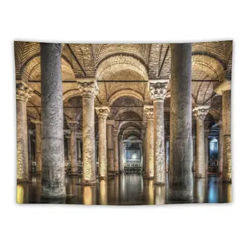 Vpadli Palác alebo Bazilika Cisterna (Istanbul, Turecko) Gobelín Dekoratívne Nástenné Gobelíny Dekor Domáce Dekorácie