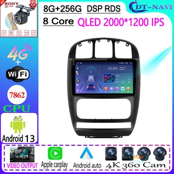 Auto Rádio Multimediálny Prehrávač Videa Navigácie GPS Android 13 5GWIFI BT 4G Pre Chrysler Voyager RG RS Town&Country RS 2000 - 2007