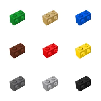DIY Stavebné Bloky, 1x2, Klincami 1 na Strane Veľkosti Kompatibilné S 11211 Tehla Plastové Hračky pre Deti