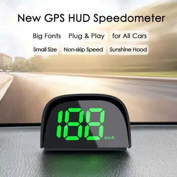 2023 Nový GPS Y05 Head Up Display Pre Všetky Auta, Digitálny Rýchlomer HUD Plug and Play Big Font Auto Elektronika Príslušenstvo Rýchlosť