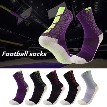 Športové Nový Sklzu Ponožky 2023 Bavlna Futbal Grip Anti Futbal ponožky Mužov Ponožky Calcetines (Rovnaký Typ Ako Trusox)
