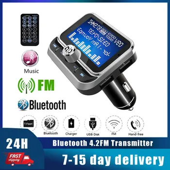 Creative Auto FM Transmitter S Diaľkovým ovládaním displej LCD, Bluetooth, MP3 Prehrávač Dual USB Auto FM Modulátor zender