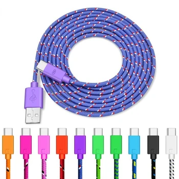 USB C Mobilného Telefónu Kábel Rýchle Nabíjanie Typ-C Dátový Kábel pre Samsung Huawei USB Typu C Kábel pre xiao redmi k20 pro 1M 2M 3M