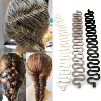 1PCS Plastové Lady francúzskej Vlasov Pletenie Nástroj Vlasy Twist Braider Jednoduché Použitie DIY Príslušenstvo Módny Salón Ženy Braider Maker