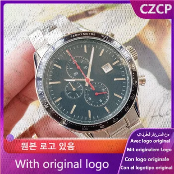 CZCP Mužov 904L z Nerezovej Ocele, Vodotesné quartz hodinky 44 mm -tag