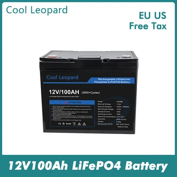 12V LiFePo4 Batérie 12V 100Ah Nabíjateľná Lítium-Železo-Fosfát Batérie,pre Domáce Vonkajšie RV Loď Elektrické Vozidlo