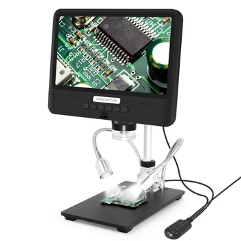 Horúce Digitálny Mikroskop AD208 8.5 Palcový Nastaviteľný LCD Displej Pre Spájkovanie Digitálny Mikroskop Black 1080P Rozsah Spájkovanie Nástroj