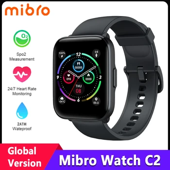 Pôvodné Mibro C2 Smart Hodinky Globálna Verzia 1.69 v HD Displej Spánku Kyslíka v Krvi, Srdcovej frekvencie Monitora Športové Nepremokavé Smartwatch