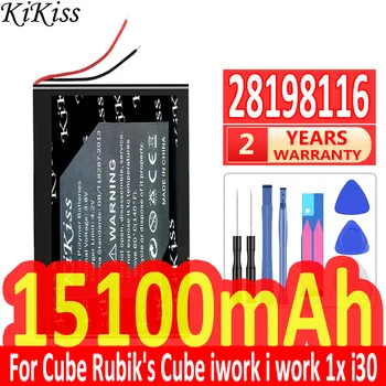 15100mAh KiKiss výkonnú Batériu 28198116 Na Kocky Rubik je Kocka iwork pracujem 1x i30 Notebook Batérie