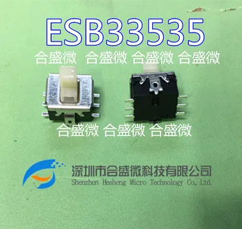 ESB-33535 Pôvodné Japonské Self-Locking Tlačidlo Switch s Lock Tlačidlo Auto Ohrievač Prepínač Patch 6 Stôp