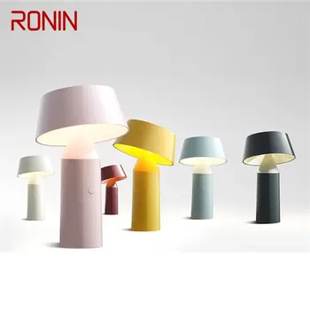 RONIN Moderné Stolové Svietidlo Tvorivé LED Bezdrôtový Dekoratívne pre Domáce Nabíjateľná Stôl Svetlo