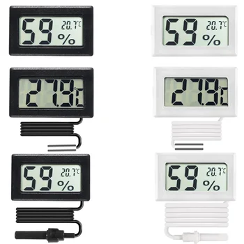 Mini Digitálny LCD Krytý Pohodlné Snímač Teploty Vlhkosti Meter, Teplomer, Vlhkomer Rozchod