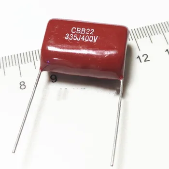 Cbb21/22 Polypropylén Cbb Kondenzátor 3.3uf400v 335j335k Pin Výšky 25 mm