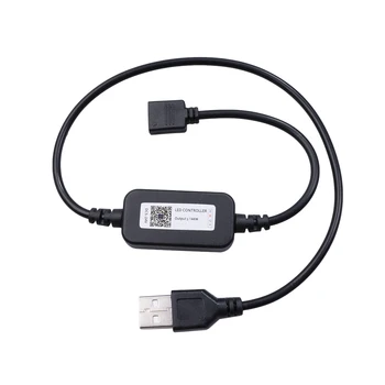 USB Bluetooth LED Pásy Svetla Radič Support Phone Ovládanie Hudby Sync