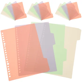 10 Stanovuje Index Kartu Klasifikované Štítky Deliče Binder Perforované Notebook Udrel Loose-leaf Stránke Značky Notebook