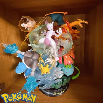 Animácie Pokemon Gk Mfc Protiútok Super Veľké Svietiace Obrázok Toy Model Domáce Dekorácie Kolekcie Ozdôb Kreatívne Darčeky