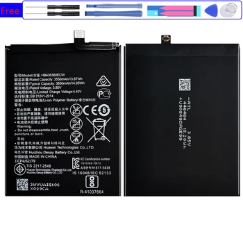 Pre Huawei HB436380ECW 3650mAh Batériu Pre HUAWEI P30 ELE-L09 ELE-L29 ELE-AL00 ELE-TL00 Mobilného Telefónu, Batérie + Nástroje