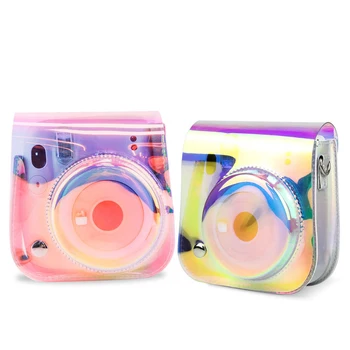 Platné pre Fujifilm Instax Mini12/11/9/8 Transparentné Phantom brašna PVC Laserový Digitálny Fotoaparát Skladovanie Taška