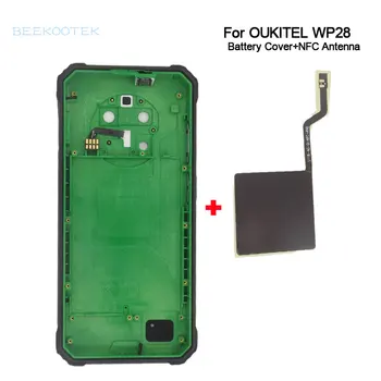 Nový, Originálny OUKITEL WP28 Kryt Batérie Späť Prípade Odtlačkov prstov Káblový Prijímač S NFC Anténa Pre OUKITEL WP28 Smart Phone