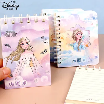 Disney Mini Zvitku Knihy Dievča Roztomilý detský Ľad A Sneh Prenosný Notebook Malé Vrecko na Notebook poznámkový blok Poznámkový Grafické efekty Súbor