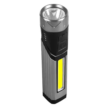 Klip Na Baterku, USB Bezdrôtovej 500 Lumen Hliníková Baterka Skladacia Svetlé Pocket Torch 90 Stupňov Twist S Magnetickou Základňou