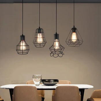 Nordic minimalistický tvorivé osobnosti retro loft jeden vedúci železa prívesok lampa kaviareň prívesok lampa reštaurácia prívesok na čítanie