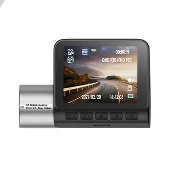 Vodičské Záznamník 4K WiFi Dual Auto Fotoaparát 2in Full HD Dashcam S Super Nočné Videnie Nahrávanie G-Senzor Pre Autá