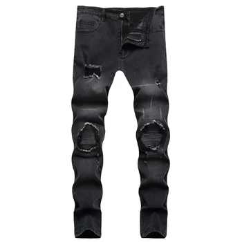 2023 jar nový príchod nohavice vysokej kvality bežné slim fit jeans mužov,pánskej módy Klasické nohavice, pánske strečové mužov KZ16