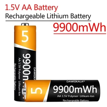 Batéria AA 1,5 V AA Nabíjateľné batérie 9900mWh Vysokou kapacitou lítiové batérie pre diaľkové ovládanie myši malý ventilátor Elektrická hračka