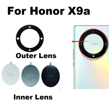 Originál Nové Pre Huawei Honor X9a Späť Fotoaparát, Sklenený Objektív Zadnej Kamery Sklo S Samolepiace Nálepky Lepiť RMO-NX1