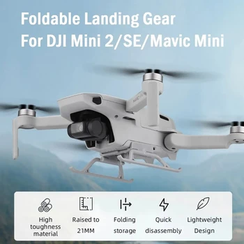 Skladací podvozok pre DJI Mini SE / Mini 2 / Mavice Mini Predĺžiť Nohy Podporu Ochrany Drone Príslušenstvo