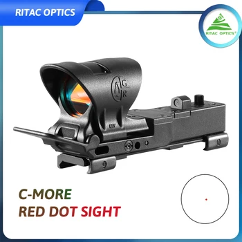 C-VIAC Red Dot Taktické RMR Nastaviteľné 4MOA Pohľad Reflex Optika Pohľad Airsoft Vzduchu Zbraň 20 mm Nastaviteľné Lov