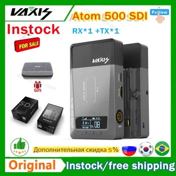 Vaxis ATOM 500 SDI Bezdrôtový Prenos Systému, Bezdrôtový Vysielač, Prijímač 1080P HD Dual Image Video fotografovanie Fotoaparát